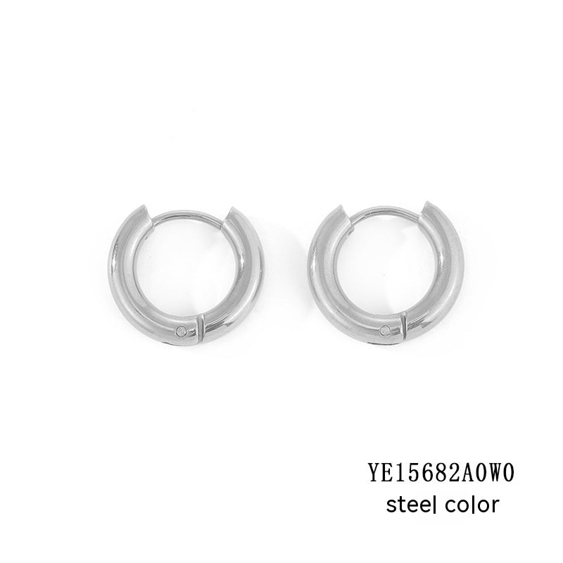 AMBASADOR Classic round hoop earrings